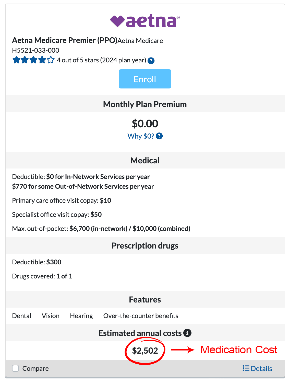 Aetna Premier Coverage